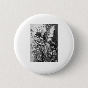 Fairy Grunge Goblincore Cottagecore Fairycore Whim 2 Inch Round Button