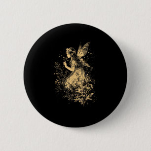 Fairy Grunge Goblincore Cottagecore Fairycore Whim 2 Inch Round Button