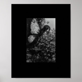 Fairy Grunge Goblincore Cottagecore Fairycore Whim Poster