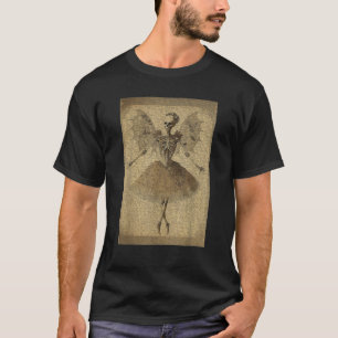 Fairy Grunge Gothic Skeleton Butterfly Wings Gothi T-Shirt