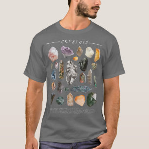 Fairy Grunge Wiccan Fairycore Goblincore Crystals T-Shirt