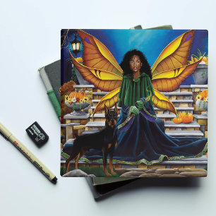 Fairy Guardian Doberman Dog Binder