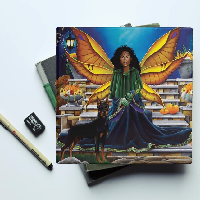 Fairy Guardian Doberman Dog Binder (Creator Uploaded)