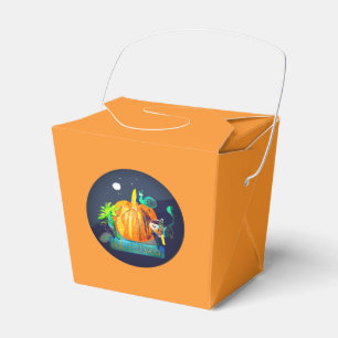 Fairy Halloween Animals & Pumpkin Trick or Treat  Favor Box