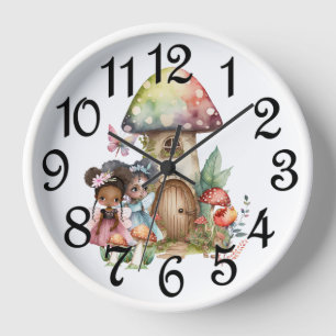 Fairy House Acrylic Wall Clock