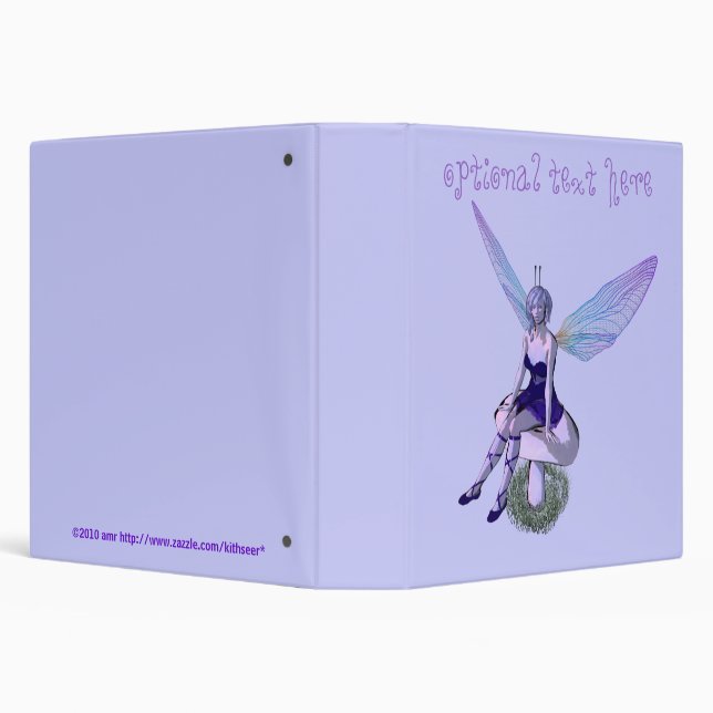 Fairy Illustrated Binder 1.5 inch size (Background)