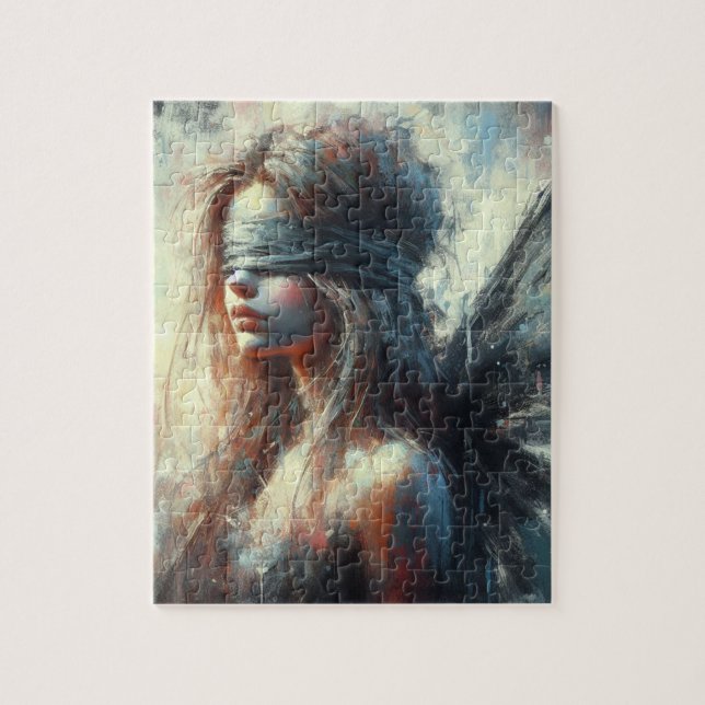 Fairy in a Blindfold Jigsaw Puzzle (Vertical)