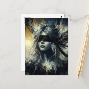 Fairy in a Blindfold Postcard