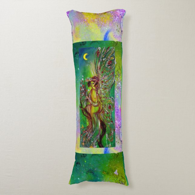 FAIRY IN GREEN BODY PILLOW (Front Vertical)