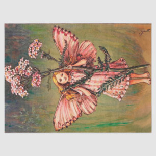 Fairy In Pink Dress Tissue Paper