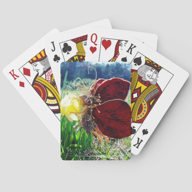 Fairy in the Daffodils Playing Cards (Back)