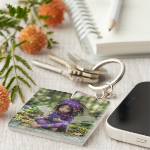 Fairy In The Purple Keychain
