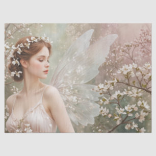 Fairy in the spring tissue paper