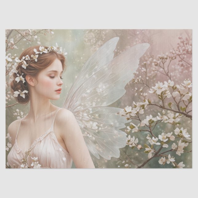 Fairy in the spring tissue paper (Front)