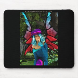 Fairy in Thought Mouse Pad