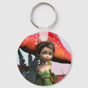 Fairy in Woodland Keychain