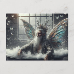 Fairy King Takes a Bath Postcard