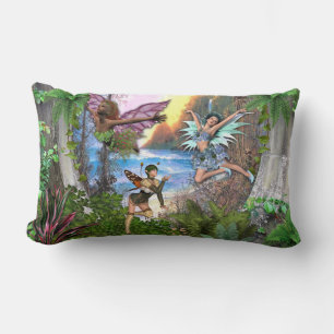 Fairy kingdom lumbar pillow
