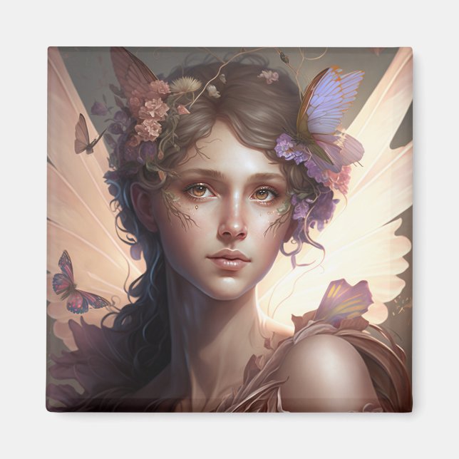 Fairy Lady Fantasy Art Magnet (Front)