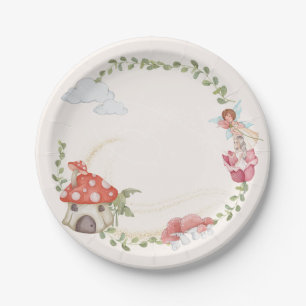 Fairy land birthday party  paper plate