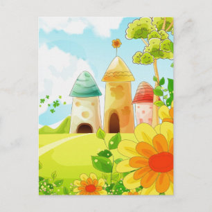 fairy land postcard