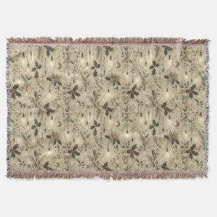 Fairy Lights, Forest Bright Throw Blanket
