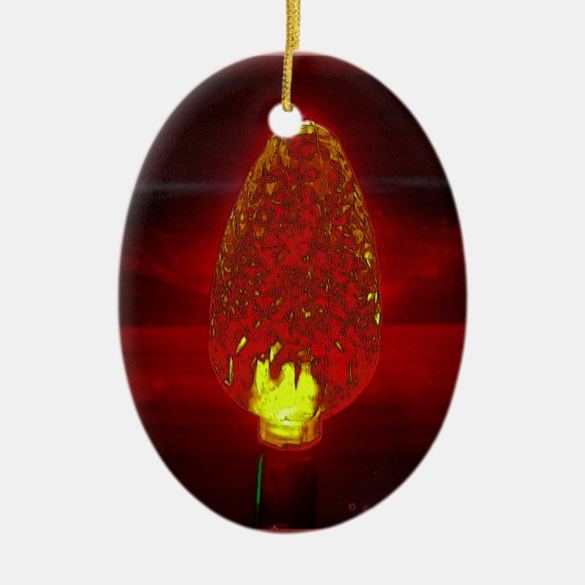 Fairy lite ceramic ornament (Front)