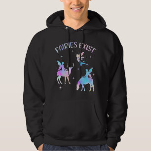 Fairy Lovers Saying Elf Magic Fairy Tale Watercolo Hoodie