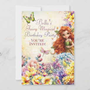 Fairy Magical Birthday Party Invitation