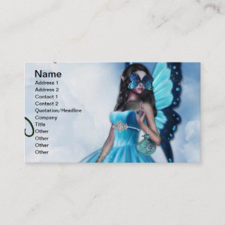 Fairy Masquerade Ball Business Card