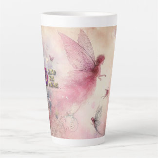 Fairy (matches with prompted journal) latte mug