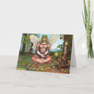 Fairy Meditation Greeting Card