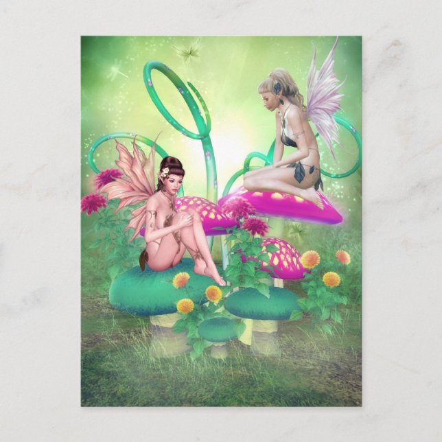Fairy Meeting Postcard (Front)