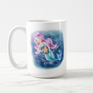 Fairy mermaid coffee mug