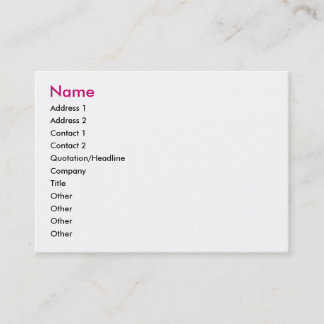 Fairy Message Business Card