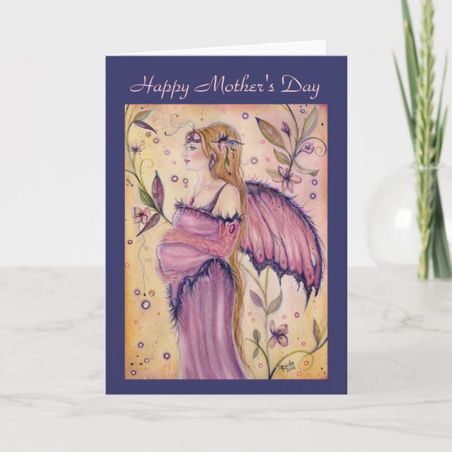 Fairy mom  Mother's Day Greeting card By Renee (Front)