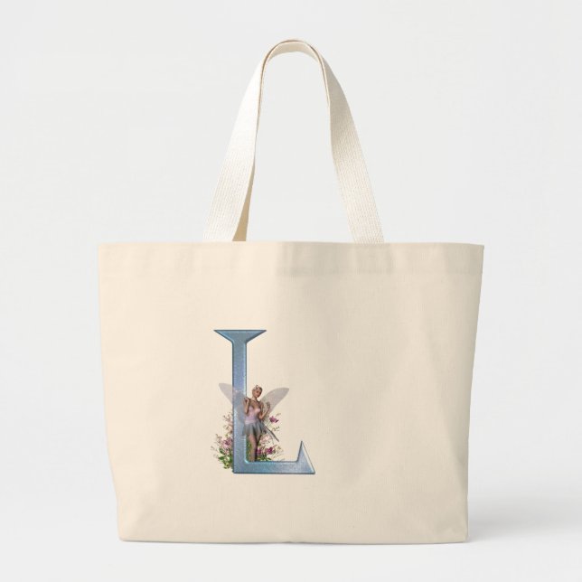 Fairy Monogram L Large Tote Bag (Front)