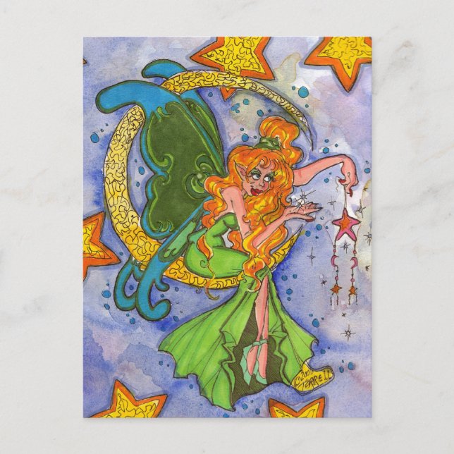 Fairy Moon Magic Postcard (Front)