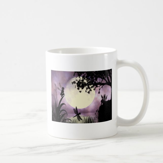 Fairy moonlit pond mug (Right)