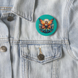 Fairy Mug, Magical Fantasy Vibe 2 Inch Round Button