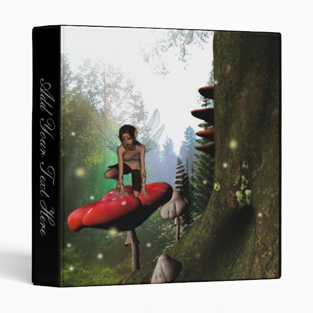 Fairy Mushroom Binder (Front/Spine)