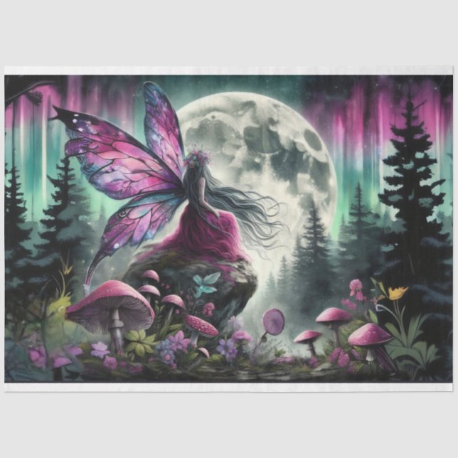 Fairy Mushroom Tissue Paper (Front)