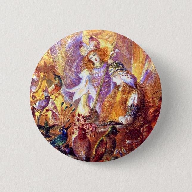 Fairy Music 2 Inch Round Button (Front)