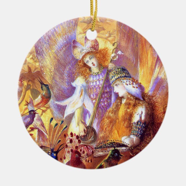 Fairy Music Ceramic Ornament (Front)