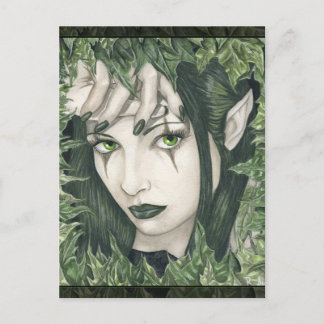 Fairy of the Dark Forest postcard