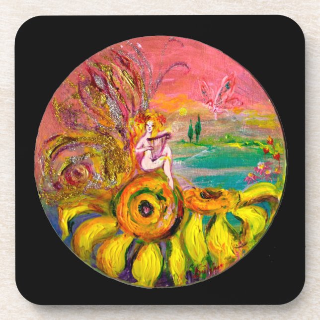 FAIRY OF THE SUNFLOWERS COASTER (Front)