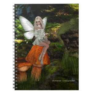 Fairy on a Mushroom 2 Notebook