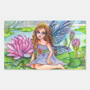 Fairy On Lily Pad Sticker