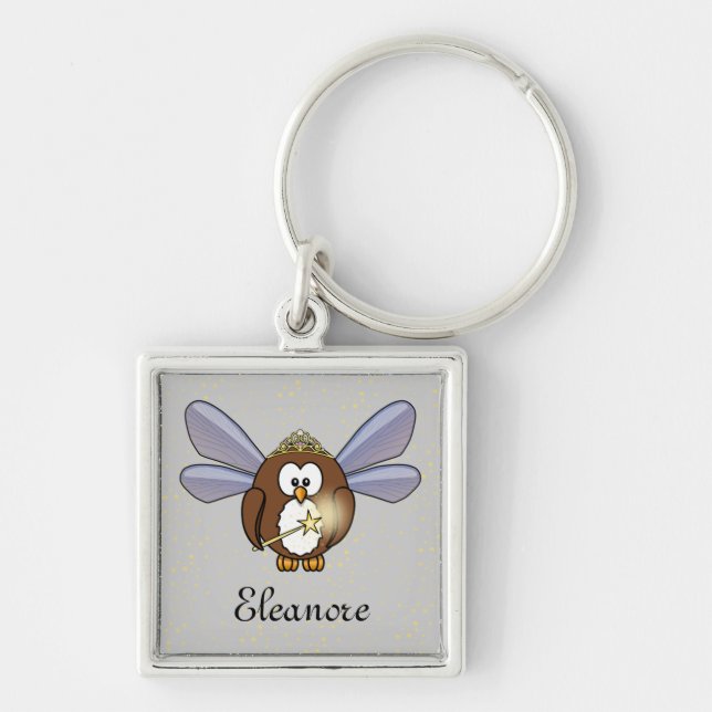 fairy owl keychain (Front)