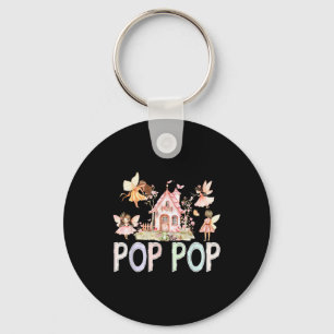 Fairy P P Magical Floral Birthday Girl Fairytale  Keychain